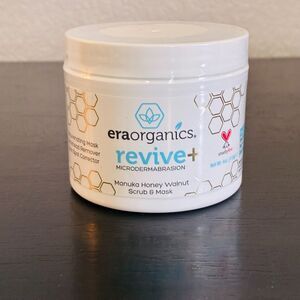 Era Organics Revive+ Microdermabrasion  Manuka Honey Walnut Scrub & Mask 9/25